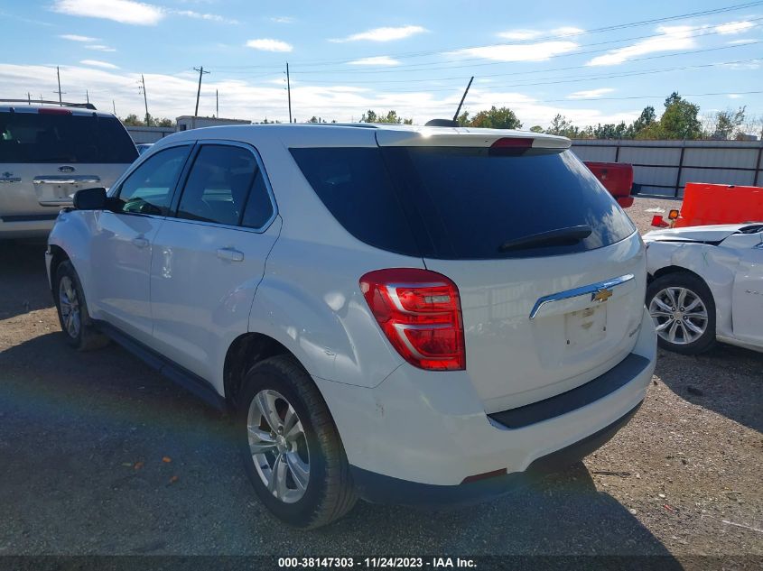 2016 CHEVROLET EQUINOX LS - 2GNALBEK5G1181040