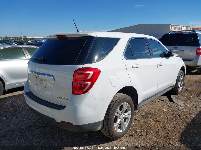 2016 CHEVROLET EQUINOX LS - 2GNALBEK5G1181040