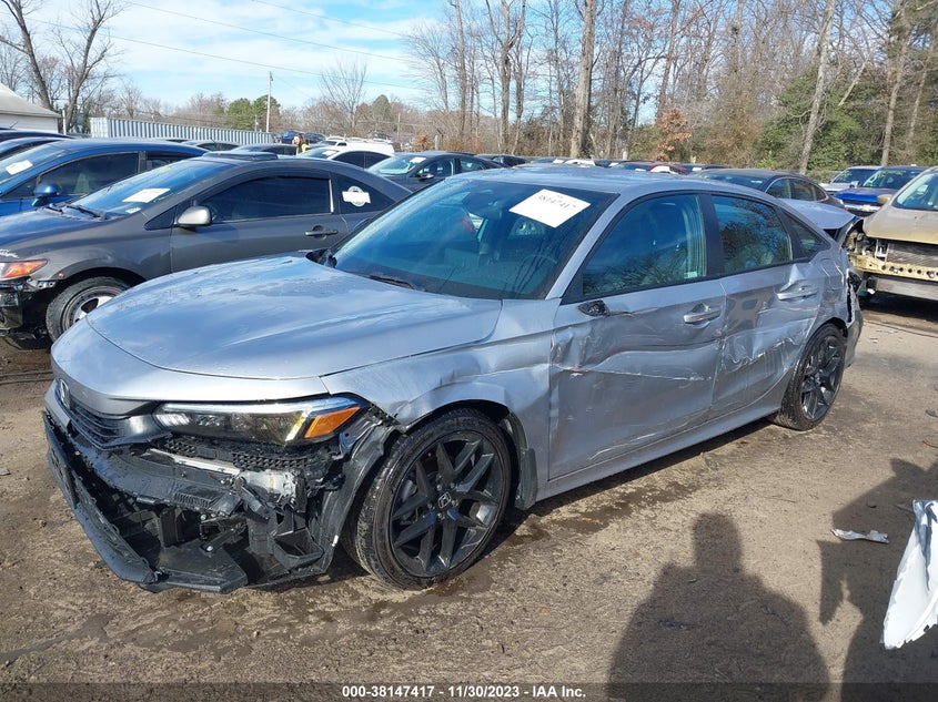 VIN 2HGFE2F58NH567748 2022 HONDA CIVIC SPORT