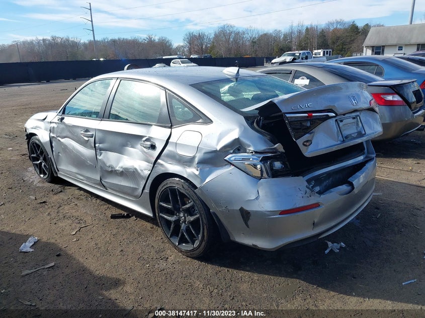 VIN 2HGFE2F58NH567748 2022 HONDA CIVIC SPORT
