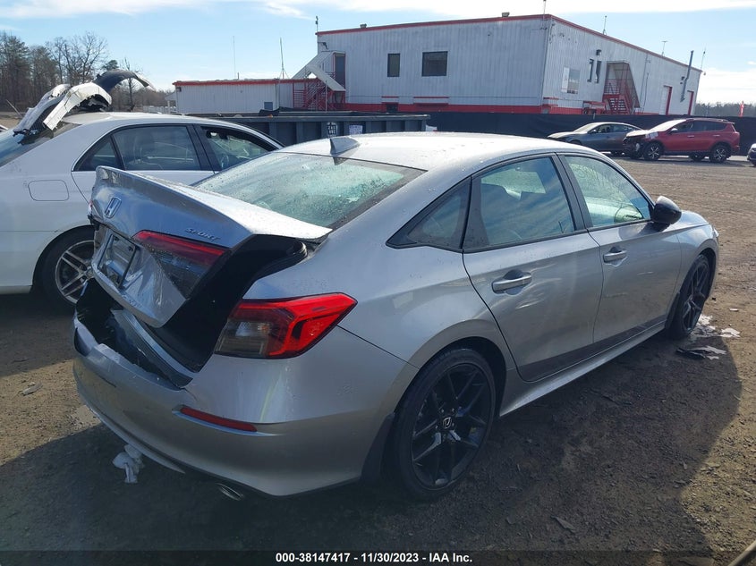 VIN 2HGFE2F58NH567748 2022 HONDA CIVIC SPORT