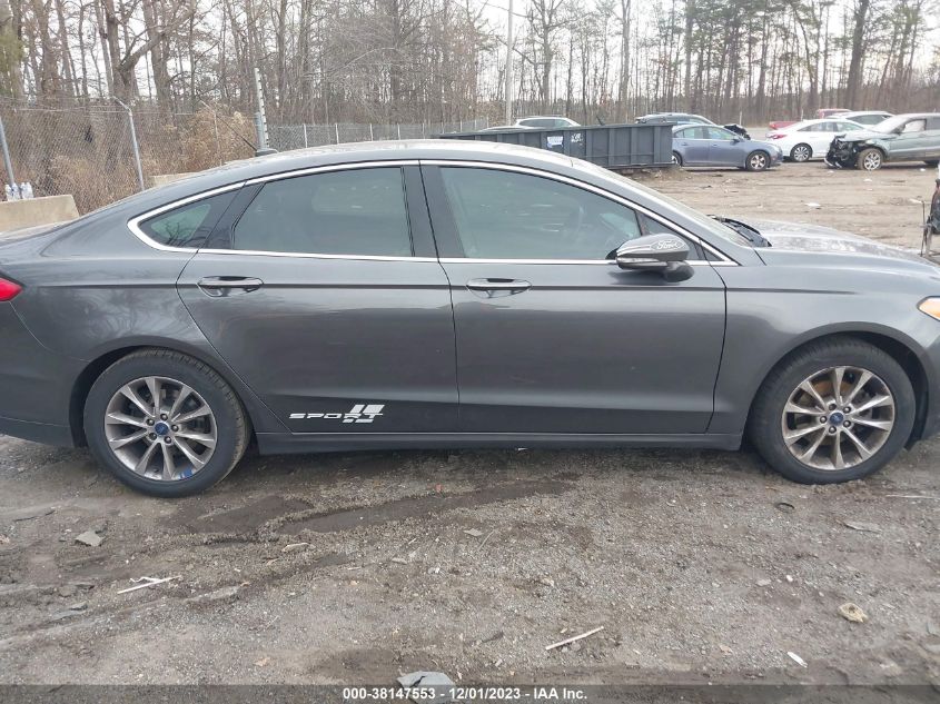 2017 FORD FUSION SE - 3FA6P0HD3HR164230