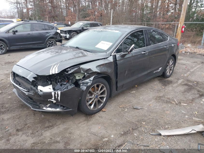 2017 FORD FUSION SE - 3FA6P0HD3HR164230