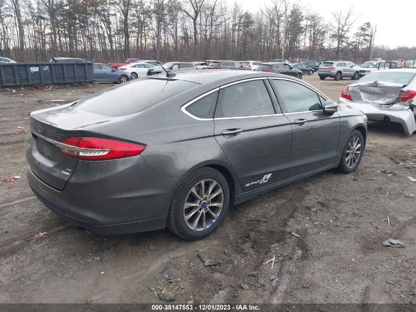 2017 FORD FUSION SE - 3FA6P0HD3HR164230