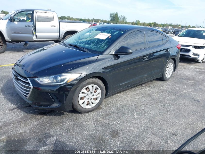 2017 HYUNDAI ELANTRA SE - 5NPD74LFXHH144688