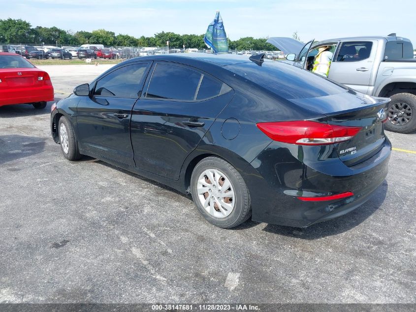 2017 HYUNDAI ELANTRA SE - 5NPD74LFXHH144688