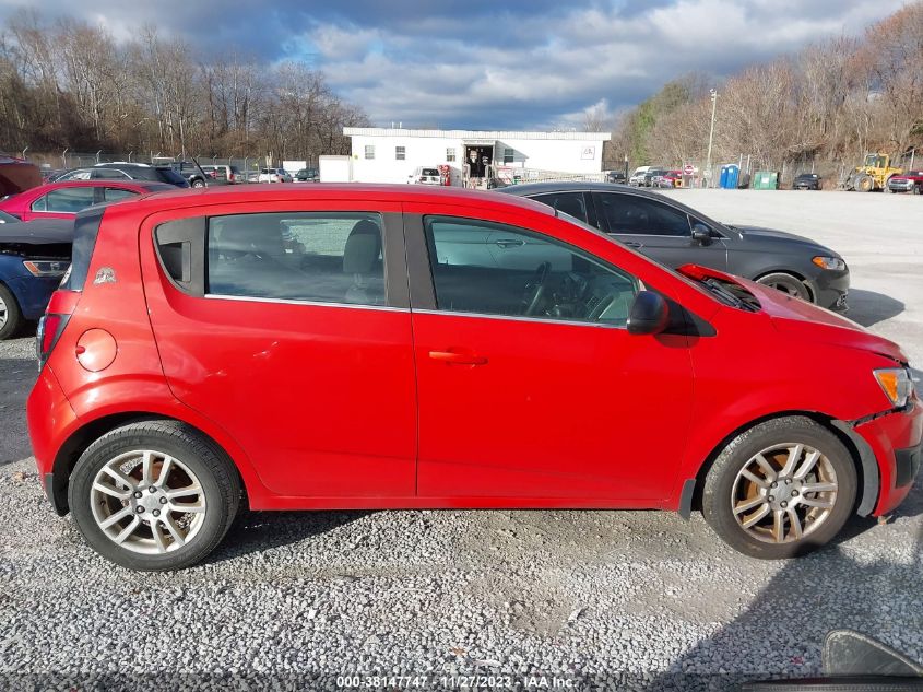 2013 CHEVROLET SONIC LT AUTO - 1G1JC6SGXD4156708