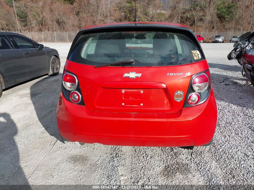 2013 CHEVROLET SONIC LT AUTO - 1G1JC6SGXD4156708