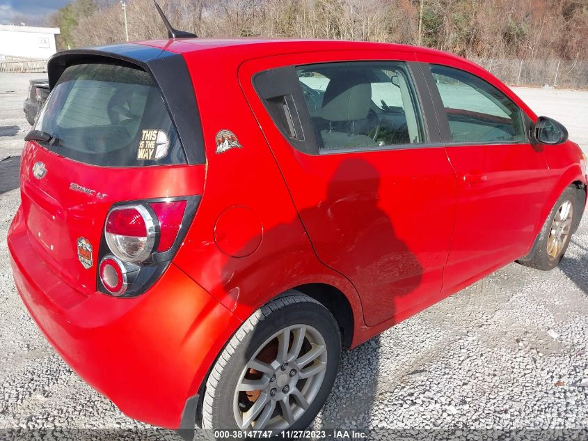 2013 CHEVROLET SONIC LT AUTO - 1G1JC6SGXD4156708