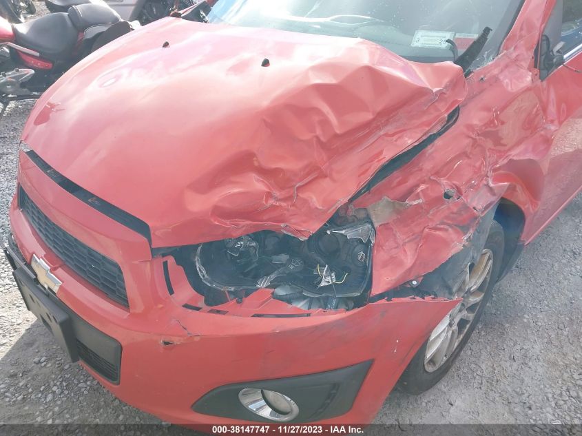 2013 CHEVROLET SONIC LT AUTO - 1G1JC6SGXD4156708