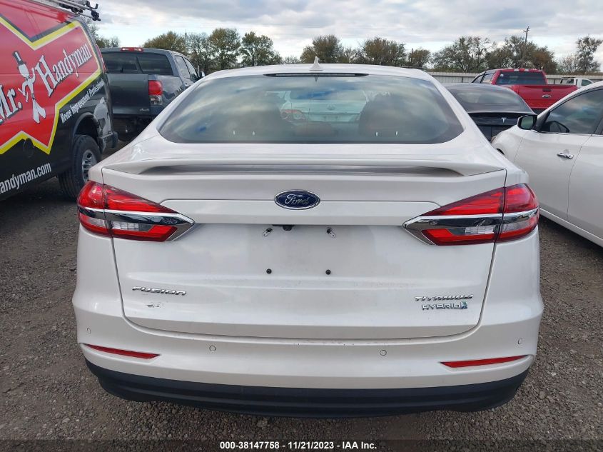 2019 FORD FUSION HYBRID TITANIUM - 3FA6P0RU6KR235670