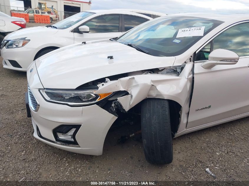 2019 FORD FUSION HYBRID TITANIUM - 3FA6P0RU6KR235670