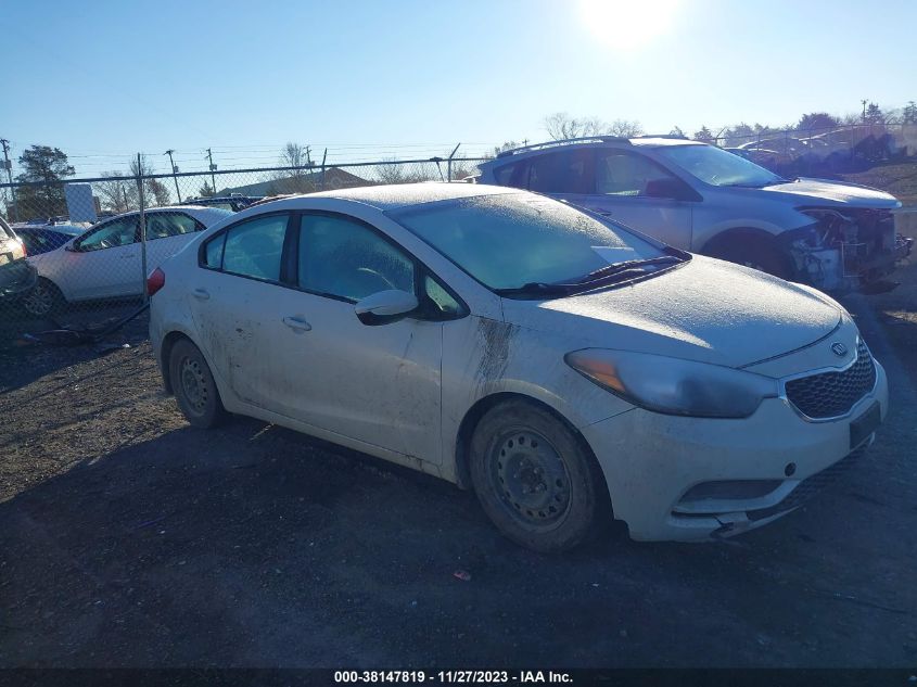 2015 KIA FORTE LX - KNAFK4A68F5313353