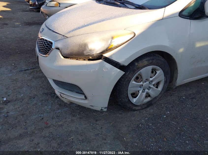 2015 KIA FORTE LX - KNAFK4A68F5313353