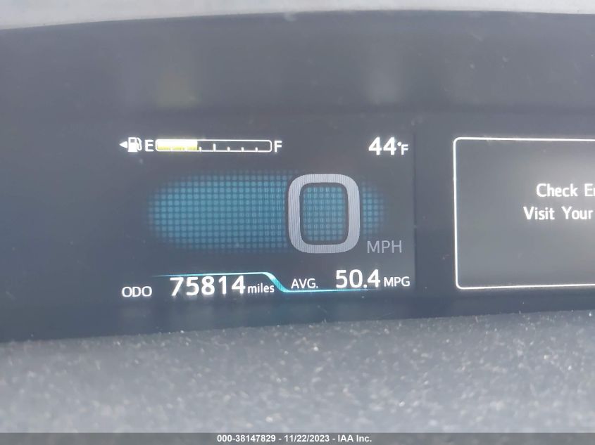 2016 TOYOTA PRIUS - JTDKARSU3G3524658
