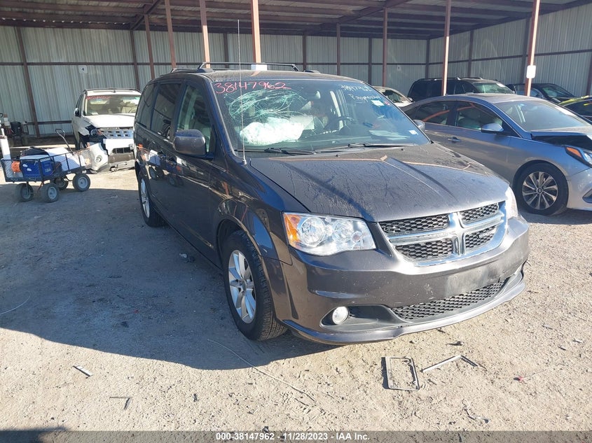 VIN 2C4RDGCG4JR299819 2018 DODGE GRAND CARAVAN SXT