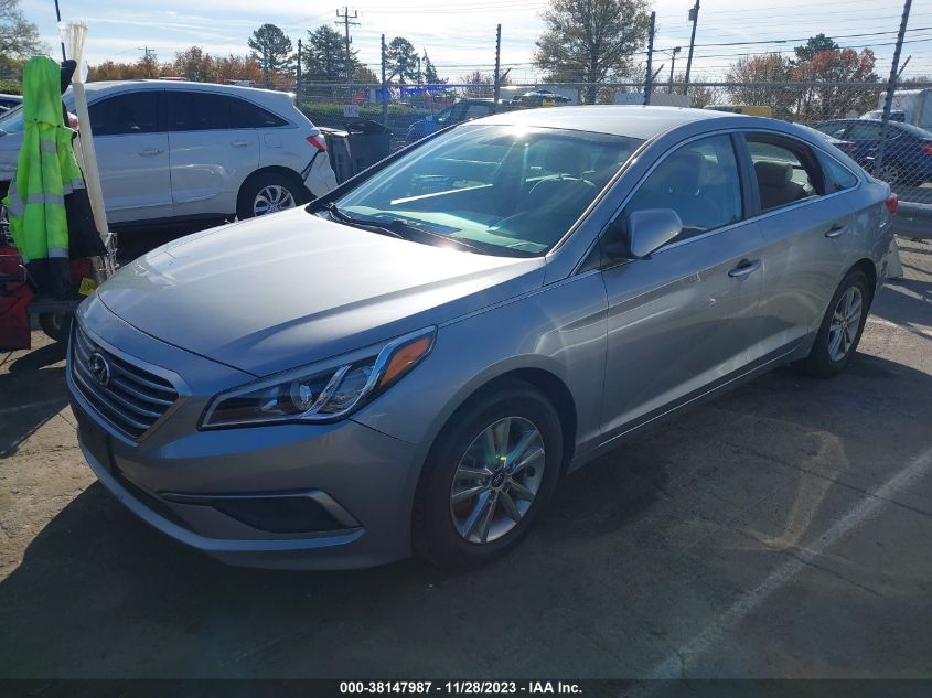 2017 HYUNDAI SONATA 2.4L - 5NPE24AFXHH488849