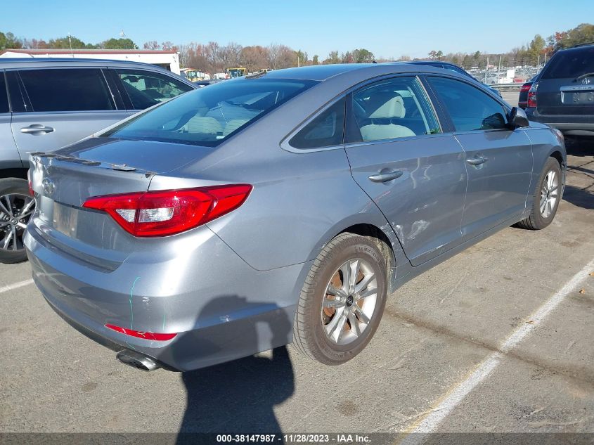 2017 HYUNDAI SONATA 2.4L - 5NPE24AFXHH488849