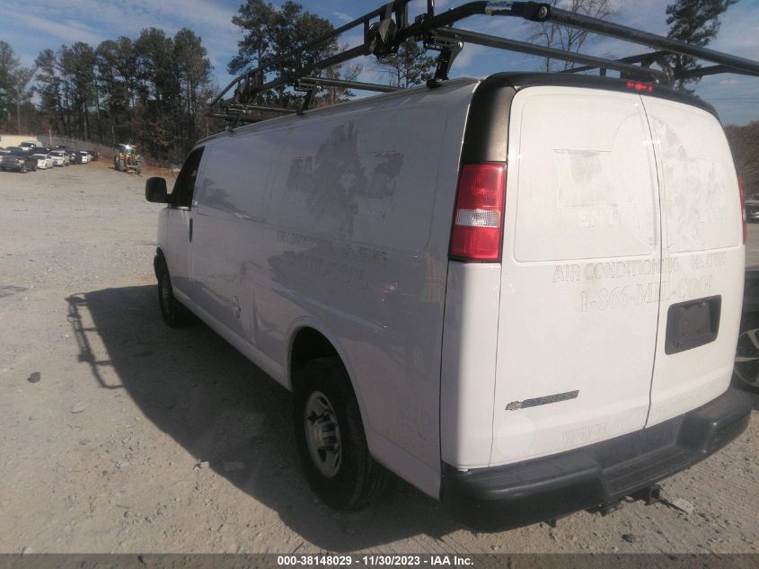 2020 CHEVROLET EXPRESS CARGO RWD 2500 EXTENDED WHEELBASE WT - 1GCWGBFP6L1239203