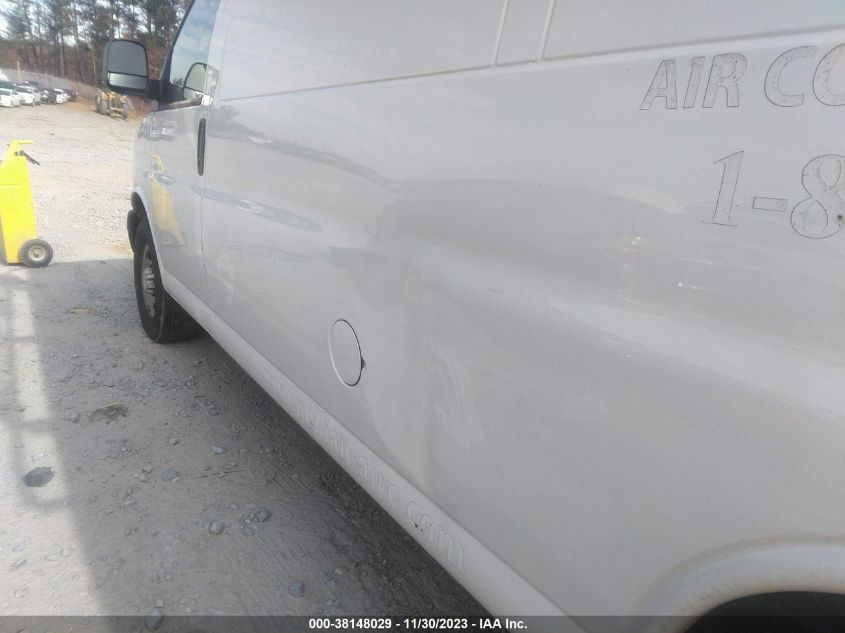 2020 CHEVROLET EXPRESS CARGO RWD 2500 EXTENDED WHEELBASE WT - 1GCWGBFP6L1239203