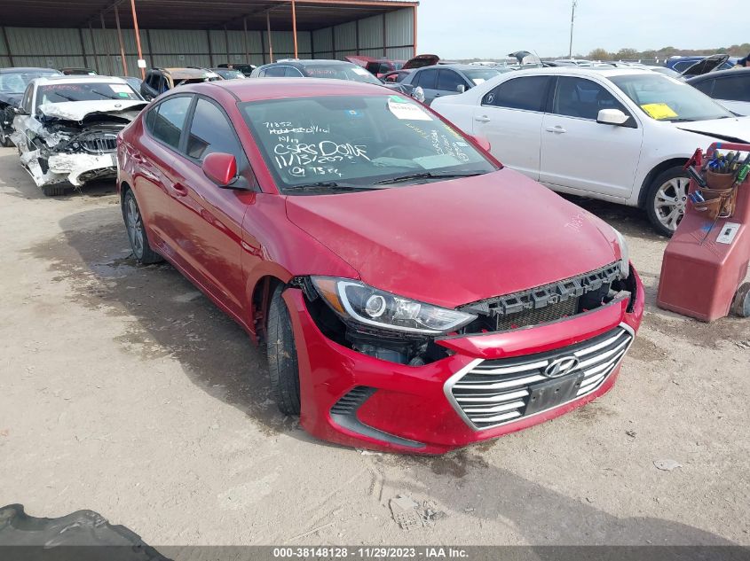 2017 HYUNDAI ELANTRA SE/VALUE/LIMITED - 5NPD84LF9HH093830