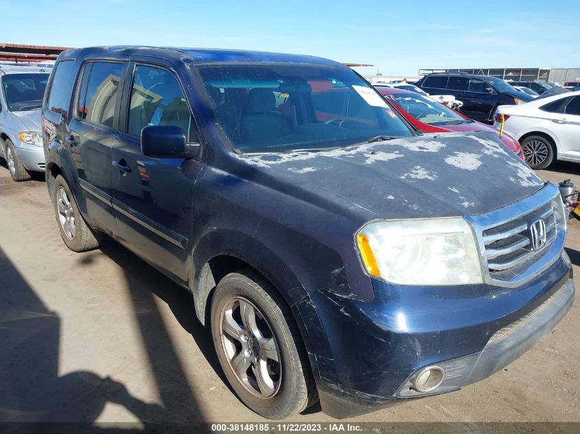 2013 HONDA PILOT EX - 5FNYF4H44DB026544
