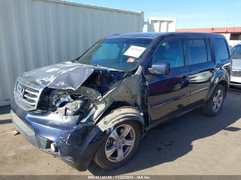 2013 HONDA PILOT EX - 5FNYF4H44DB026544