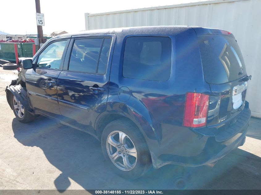 2013 HONDA PILOT EX - 5FNYF4H44DB026544