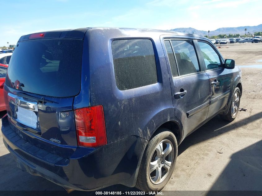 2013 HONDA PILOT EX - 5FNYF4H44DB026544