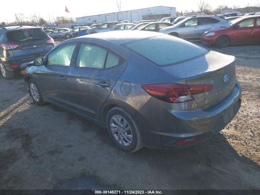 2019 HYUNDAI ELANTRA SE - 5NPD74LF0KH406984