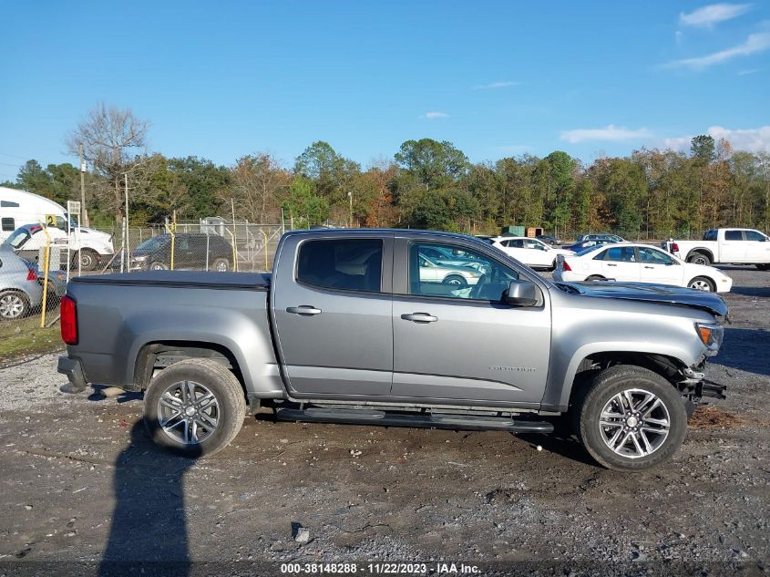 2021 CHEVROLET COLORADO 2WD  SHORT BOX WT - 1GCGSBEN0M1226192