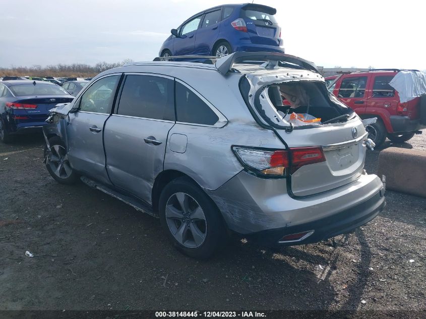2014 ACURA MDX - 5FRYD4H2XEB029176