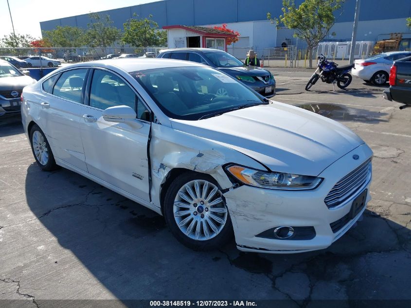 Lot #2539242706 2014 FORD FUSION ENERGI TITANIUM salvage car