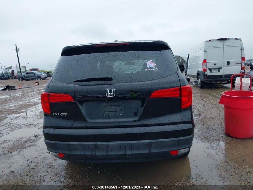 2017 HONDA PILOT EXL - 5FNYF5H53HB012185