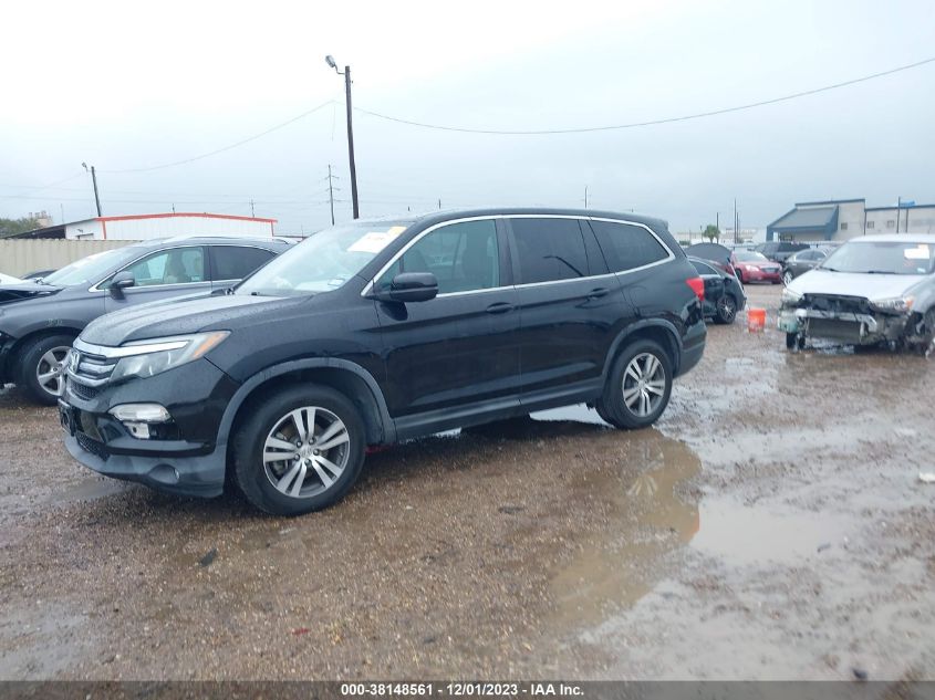 2017 HONDA PILOT EXL - 5FNYF5H53HB012185