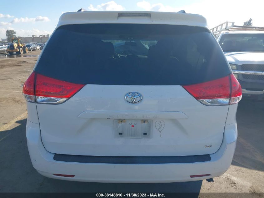 2014 TOYOTA SIENNA LE V6 8 PASSENGER - 5TDKK3DC9ES469763