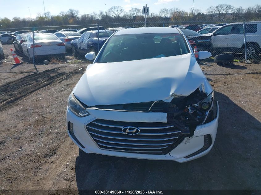 2017 HYUNDAI ELANTRA SE - 5NPD84LF6HH067038
