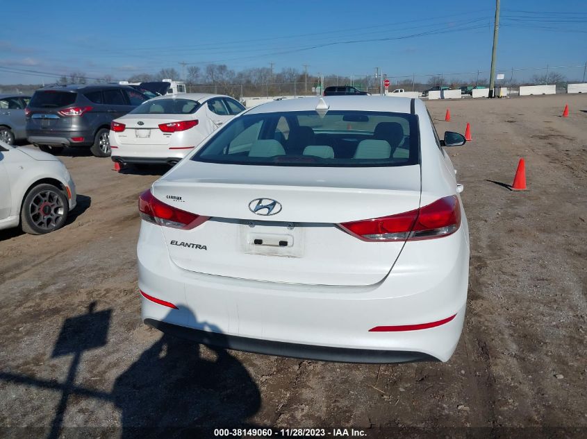 2017 HYUNDAI ELANTRA SE - 5NPD84LF6HH067038