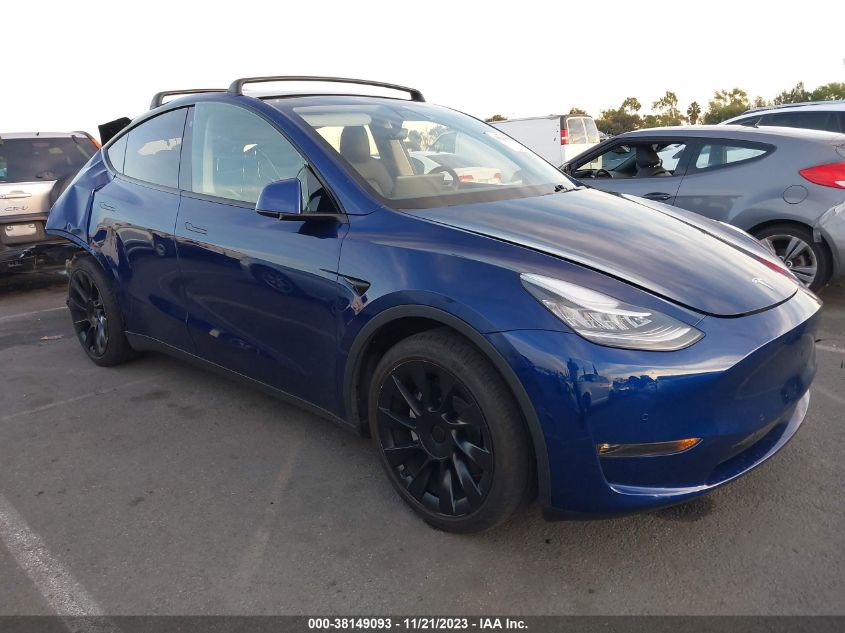 2021 TESLA MODEL Y LONG RANGE DUAL MOTOR - 5YJYGDEE9MF207908