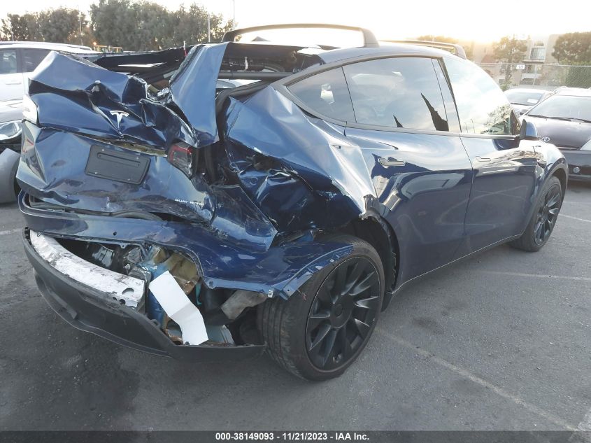2021 TESLA MODEL Y LONG RANGE DUAL MOTOR - 5YJYGDEE9MF207908
