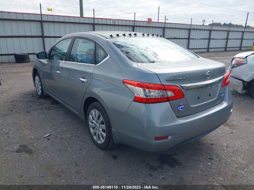 2013 NISSAN SENTRA S/SV/SR/SL - 3N1AB7AP4DL795455