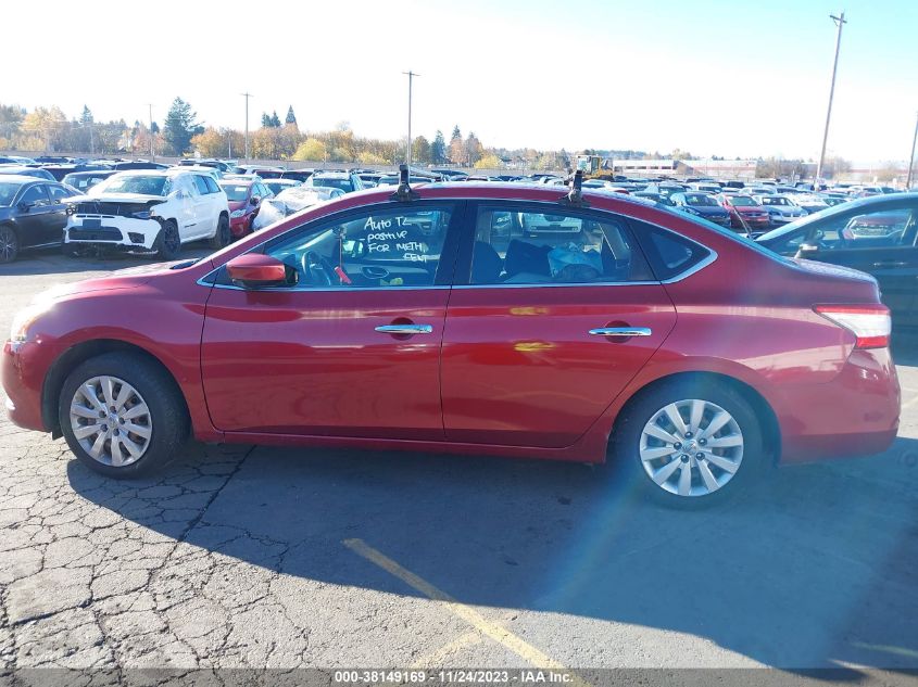 2015 NISSAN SENTRA FE+ S/S/SL/SR/SV - 3N1AB7AP9FY267545