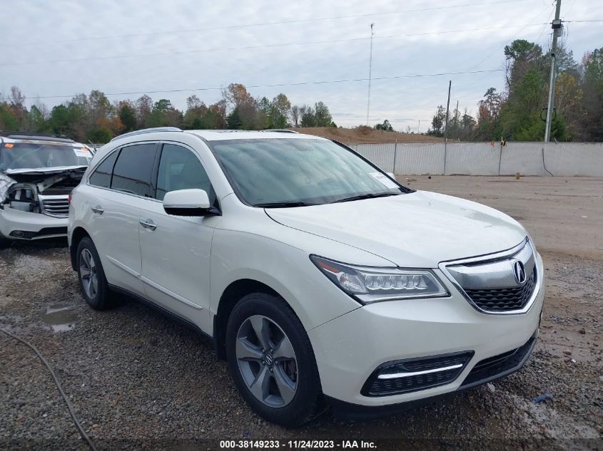2016 ACURA MDX - 5FRYD4H21GB022328