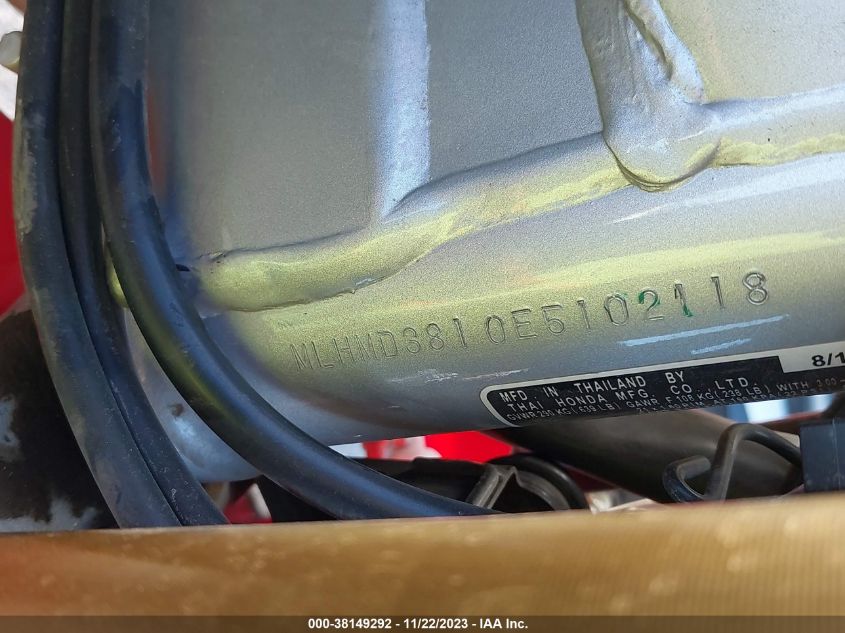 2014 HONDA CRF250 L - MLHMD3810E5102118