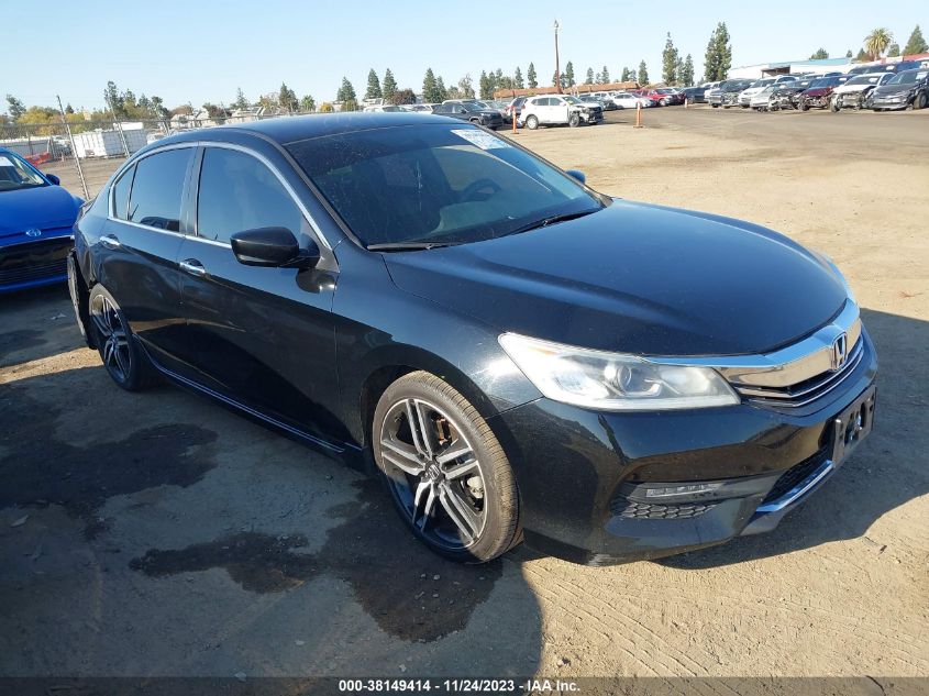 2017 HONDA ACCORD SPORT - 1HGCR2F52HA125509