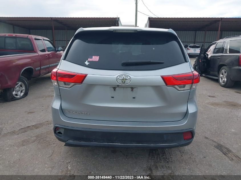2019 TOYOTA HIGHLANDER LE - 5TDZARFH2KS047312
