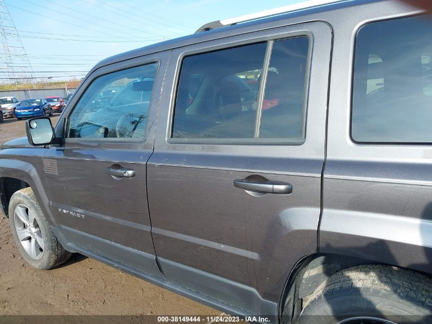 2016 JEEP PATRIOT HIGH ALTITUDE EDITION - 1C4NJRFB7GD708586
