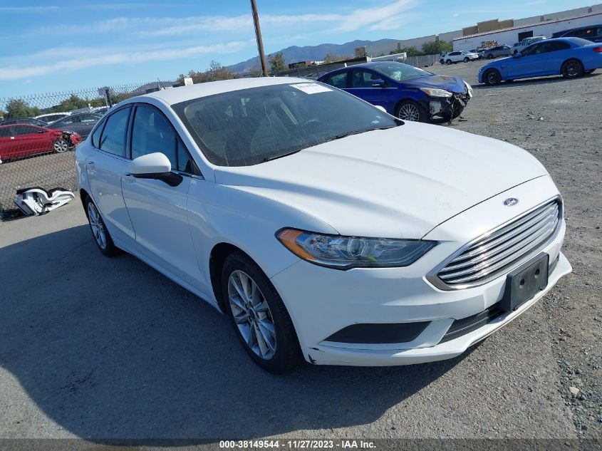 2017 FORD FUSION SE - 3FA6P0H76HR207226