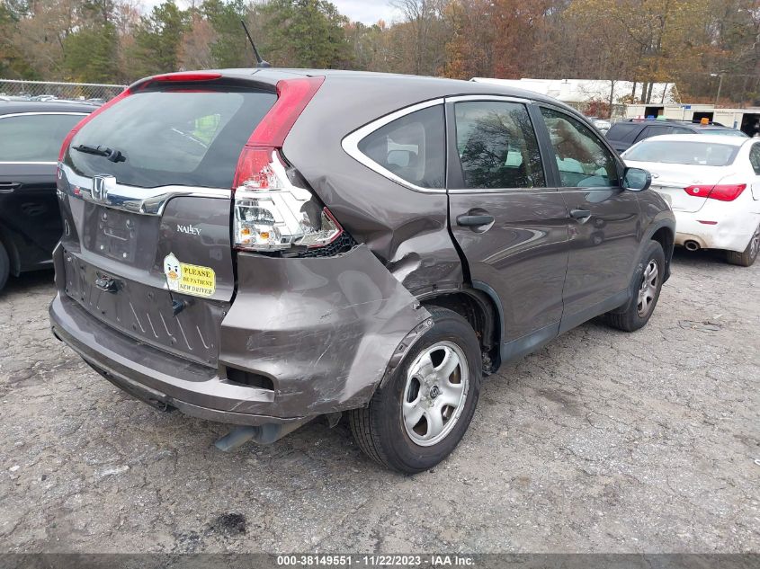 2015 HONDA CR-V LX - 2HKRM3H39FH508751