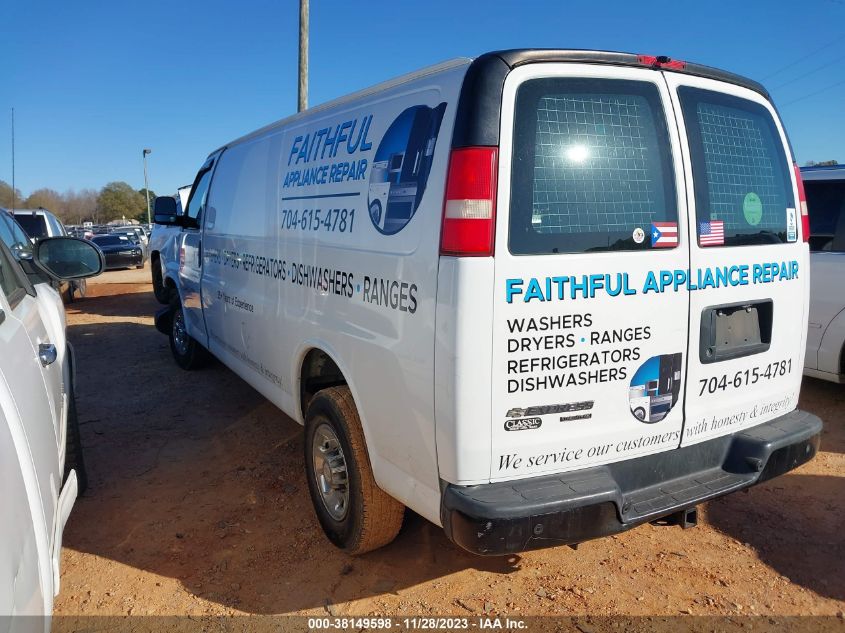 2014 CHEVROLET EXPRESS 3500 WORK VAN 1GCZGUBAXE1157438